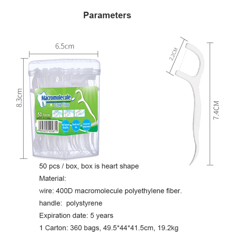 50 db Csomagolás Heart Shaped Box OEM Eldobható Természetesnagykereskedelmi olcsó fogselyem rudak Packaging fogselyem