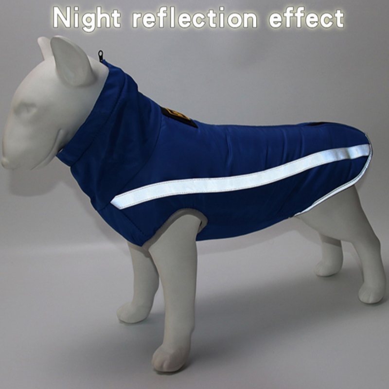 Gyártó Nagykereskedelmi szabadtéri hűvös stílus Nagyon fényvisszaverő szálak kutya kabát vízálló kabátok