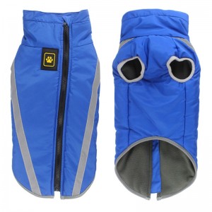 Gyártó Nagykereskedelmi szabadtéri hűvös stílus Nagyon fényvisszaverő szálak kutya kabát vízálló kabátok