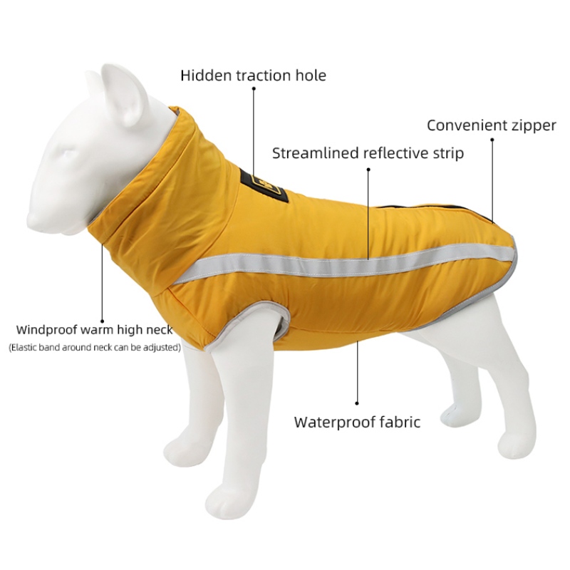 Alacsony MOQ költség megfizethető klasszikus verzió kutya eső kabát kutya ruhák
