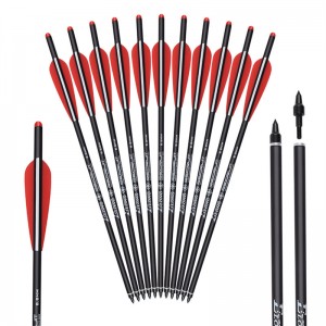 Elongarrow 116048 20inches 7,62 * 8.8mm Rollfiberglass csavarok A Crossbow Outdoor Hunting