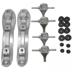 Gyárnagykereskedelmi tápegység görkorcsolya Plate Nagy szilárdságú görkorcsolya Alumínium