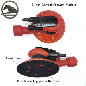 6 Air Véletlen Orbital Sander Central-vákuum modellek Ipari osztály