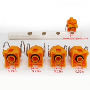 Műanyag állítható golyós fúvóka