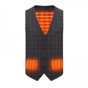 Forró eladási stílusos fűtött férfi mellény akkumulátorral