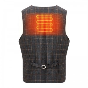 Forró eladási stílusos fűtött férfi mellény akkumulátorral