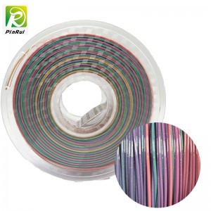 PINRUI GLITTER PLA 1.75MM 3Dnyomtató Filament Sparkle csillogó Rainbow Szín