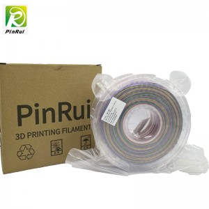 PINRUI GLITTER PLA 1.75MM 3Dnyomtató Filament Sparkle csillogó Rainbow Szín