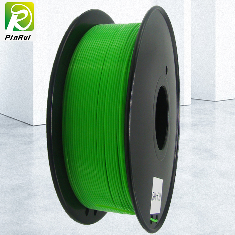 Pinrui kiváló minőségű 1kg 3D PLAnyomtatószűrő átlátszó zöld színű