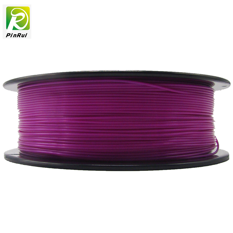 Pinrui kiváló minőségű 1kg 3D PLAnyomtatószűrő átlátszó lila színű