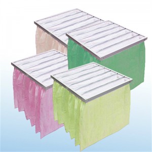 F5-F9 MIDIUM hatékonyságú zseb szűrő táska HVAC légszűrő tiszta helyiségben