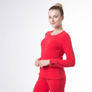 Teljes készlet fűtési alsónemű, hordható akkumulátor Fűtött hosszú fehérnemű a test melegítéshez