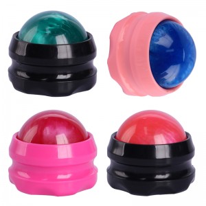 Masszázs görgős golyó, jégterápia szoros és fájdalomcsillapító masszírozó, enyhítő izomfeszültség és fájdalomcsillapítás, amely alkalmasnyakra, hátra, vállakra, karokra, lábakra, combokra