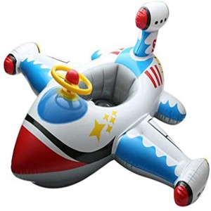 Sűrítő kreatív repülőgép, úszógyűrű, felfújható gyermekek úszás úszás, babaülésgyűrű