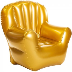 PVC átlátszó felfújható kanapé, kültéri hálószoba erkély szabadidő, egyfújható összecsukható szék