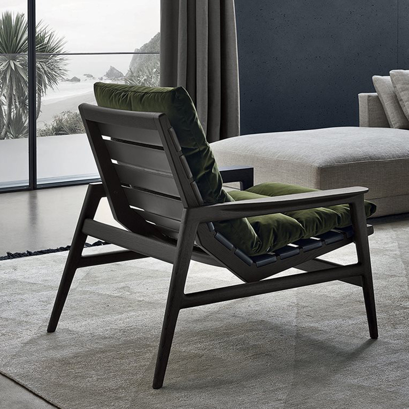 Gyári árnagykereskedelmi francia modern szálloda Fekete bőr Accent Chairs Nappali bútorok