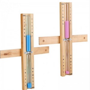 Szauna homokóra óra, szauna homokóra, szauna felszerelés 15 perces fa szauna homokóra óra homok időzítő órája szauna gyógyfürdőhez