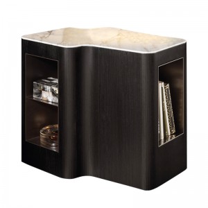 Hálószoba bútorok fa éjjeliszekrény éjjeliszekrény fiókokkal mellkasi éjjeliszekrény dió vagy fehér