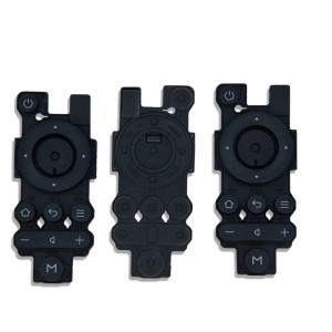 OEMnyomtatott logó szilikon egyedi készített szilikongomb gumi billentyűzet TV távvezérlő