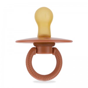 Tartós élelmiszer -minőségű szilikon természetes újszülött cumi csecsemők számára