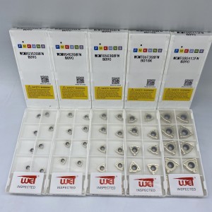 WCMT beszúrási acél, rozsdamentes acél, öntöttvas, alumínium ötvözet, sárgaréz