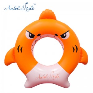 Az új felfújható gyermekek cápa úszó gyűrű