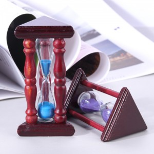 egyedi 15 perces otthoni dekoráció homok időzítői bútorok fanagy egy órás homokóra