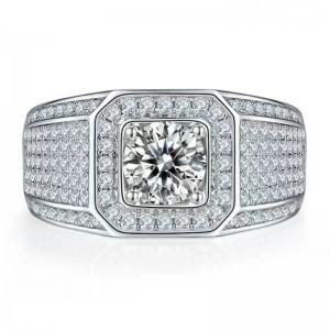 Eljegyzés S925/18K/14K/10K Moissanit -val/Igazi gyémánt ember számára