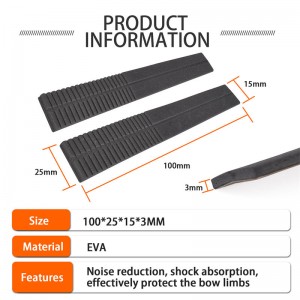Az ENGARGROW íjászat újbóli íj végtagok stabilizátor eltávolítás íj sokk abdorber íj végtag sokk csökkenti a zajt