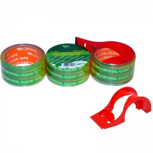 kristálytiszta OPP csomagolószalag adagolóval