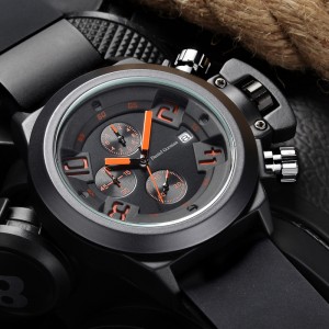 Daniel Gormantop Brand Luxury Sport Watch férfiak Katonai órák Kék gumi heveder automatikus vízálló órák RM2208
