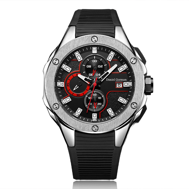 Daniel Gormantop Brand Luxury Sport Watch férfiak Katonai órák kék gumi heveder automatikus C órák rm2205