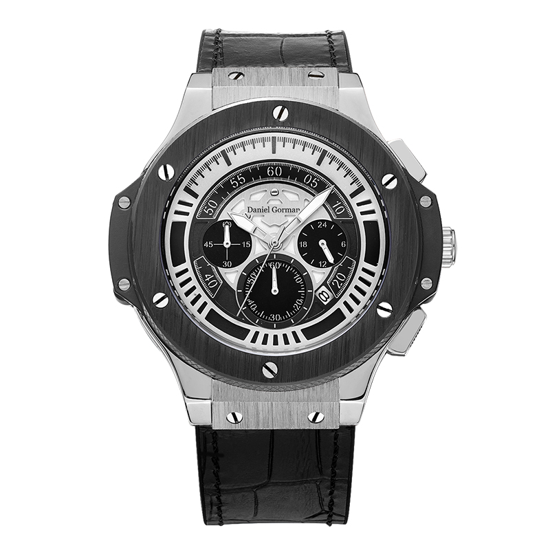 Daniel Gormantop Brand Luxury Sport Watch férfiak Katonai órák kék gumi heveder automatikus vízálló órák RM2204