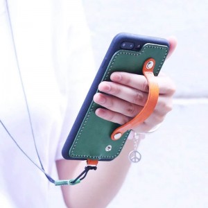 Ez alkalmas az iphone8 mobiltelefon védő bőr tok. Felső borjúbőrből készült. A bőr tokot egy kézi pánttal tervezték. Az importált tpu + pc kettő egy puha gumi tok leesés és karcolás elleni