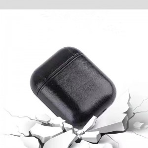 Alkalmas az Apple AirPods védőtokához, Bluetooth vezetéknélküli fülhallgató -dobozhoz, tárolódoboz -védő tok, teljesen lefedett és karcolható, olasz bőr borvörös