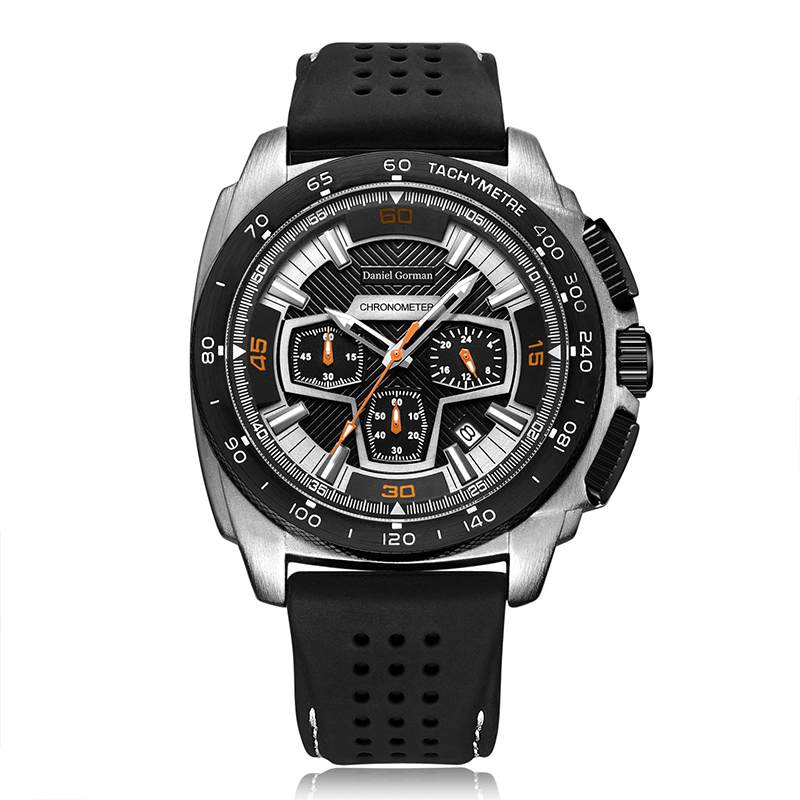 Daniel Gormantop Brand Luxury Sport Watch férfiak Katonai órák Kék gumi heveder automatikus vízálló órák RM2206