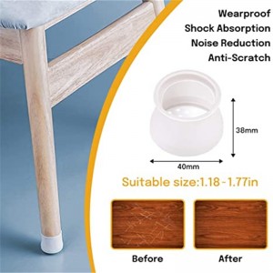 Elasztikus szilikon szék láb burkolata