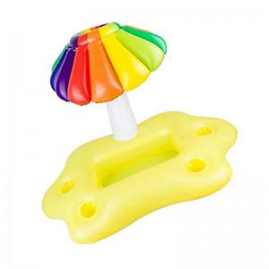 Felfújható italkupa tartó, felhőalapú úszók úszómedence partihoz és víz szórakoztató dekorációknyári tengerparti szabadidős kupa palack tartó felnőtteknek gyerekeknek