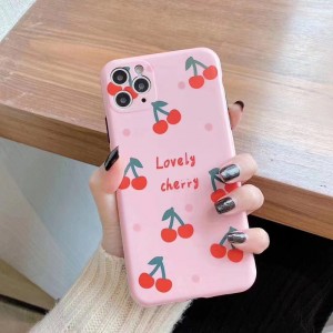 Alkalmas az Apple iPhone12Pro mobiltelefon -tokhoz, szerelmi animációnettó piros mobiltelefon bőr tok 13Pro szilikon mobiltelefon tok