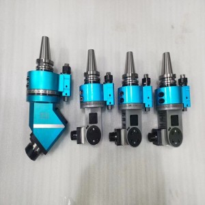 90 ° Angle Fej egy kimeneti kétirányú kimenete 45 ° Corge Fej univerzális szög Heves Dors -szögfej