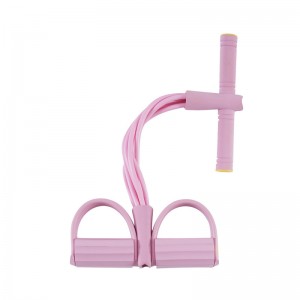 Elasztikus ülés UP UP Húzza a kötél hasi edzőt, a 4-cső elasztikus üljön fel húzó kötél lábpedál fitnesznyújtó karcsú edző jógaeszközökkel