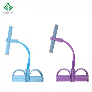 Elasztikus ülés UP UP Húzza a kötél hasi edzőt, a 4-cső elasztikus üljön fel húzó kötél lábpedál fitnesznyújtó karcsú edző jógaeszközökkel