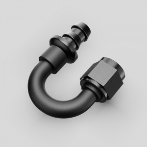 Női elforgatás a reteszelő barb típusú tömlő illesztő vége gumi üzemanyagvezeték olajhűtő készletekhez