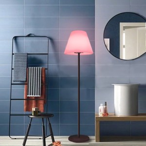 Kültéri/indoor érintésvezérlés RGB LED -es lámpa, modern europián álló lámpák otthoni dekorációs padlólámpanappali, hálószoba, szálloda, kert, iroda (11*60,2 hüvelyk)