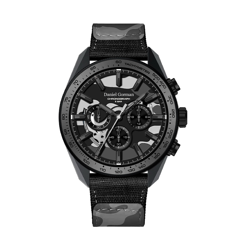 Daniel Gormandg9006 Watch Men \\ Watch OEM rozsdamentes acél japán mozgás kronográf férfiak \\ Watch Sapphire Glass Watch