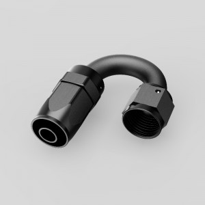 Alumíniumvágó stílusú forgó tömlő vége 0/30/45/60/90/120/150/180 fok egy illeszkedőnőstény AN4 AN8 AN12 AN16 AN20