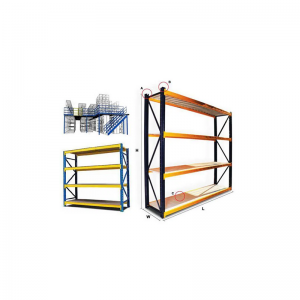 Közepes üzemű polcok állvány