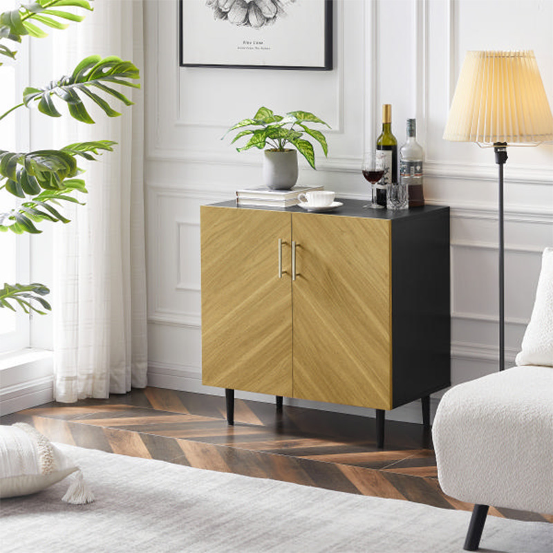 Kávé szekrény, modern minimalista könnyű luxus stílus,nappali, folyosó, kávézó, étkező.