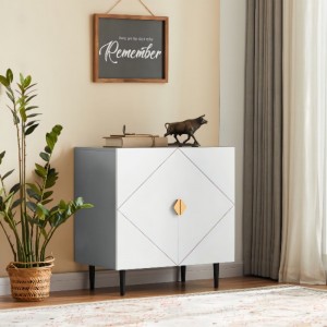 Kávé szekrény, modern minimalista könnyű luxus stílus,nappali, folyosó, kávézó, étkező.