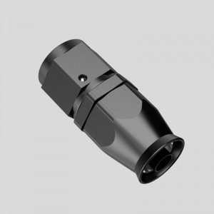 Alumínium ptfe forgó tömlő végső szerelvények Egy egyenesnőstény